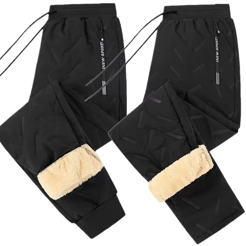 Men's 2 Piece Windproof Jackets Coats Water-Resistant Casual Zipper Hight Weight Tracksuit Athletic Outdoor Warm Thick Coat Set