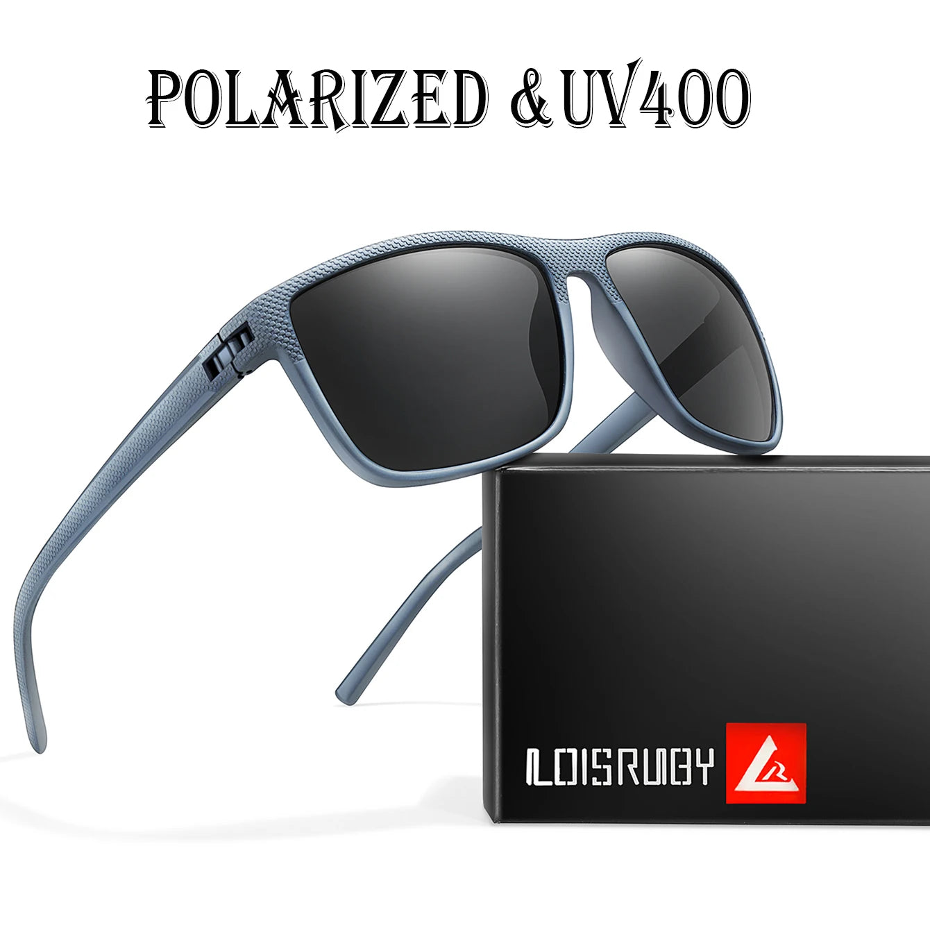 LOISRUBY Brand Classic Cycling Polarized Sunglasses Men Women Mtb Bicycle Square Eyewear Camping Hiking Driving Goggles UV400