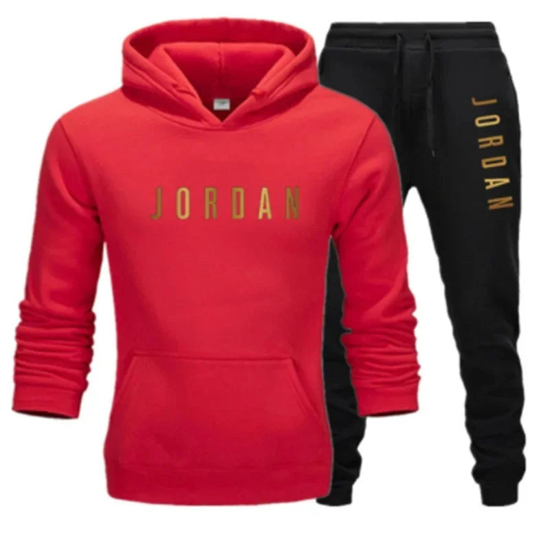 Autumn/Winter Fashion New Hoodie Sportswear Casual Set Long Sleeve Hoodie Men's Loose Daily Outdoor Shopping Clothing