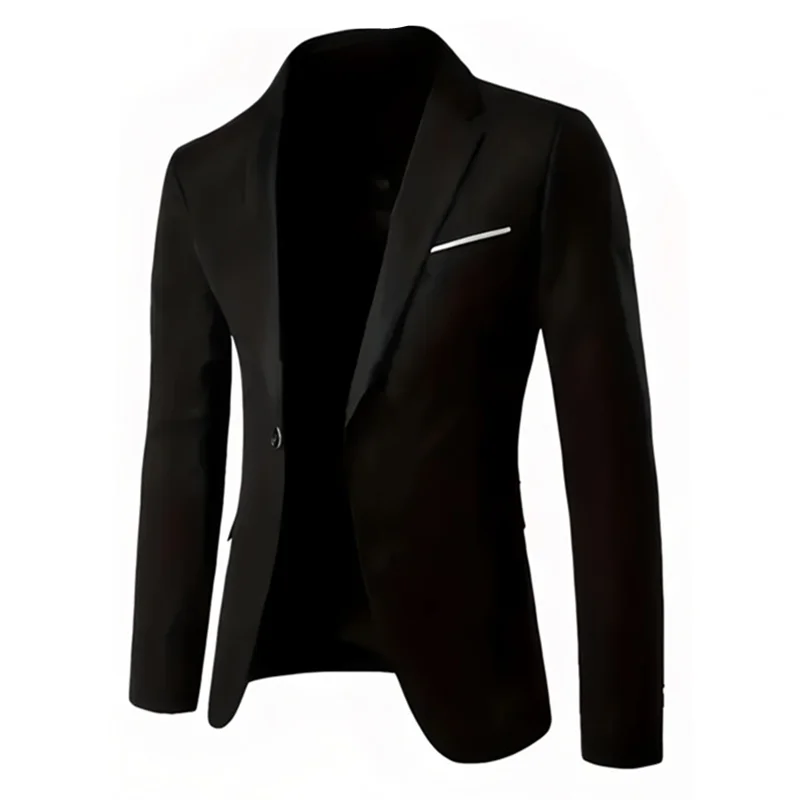 Men's Business Suit Set Groomsmen Regular Fit-Tuxedo Men Wedding Suit Set Lapel Formal Stylish Buttons Pockets