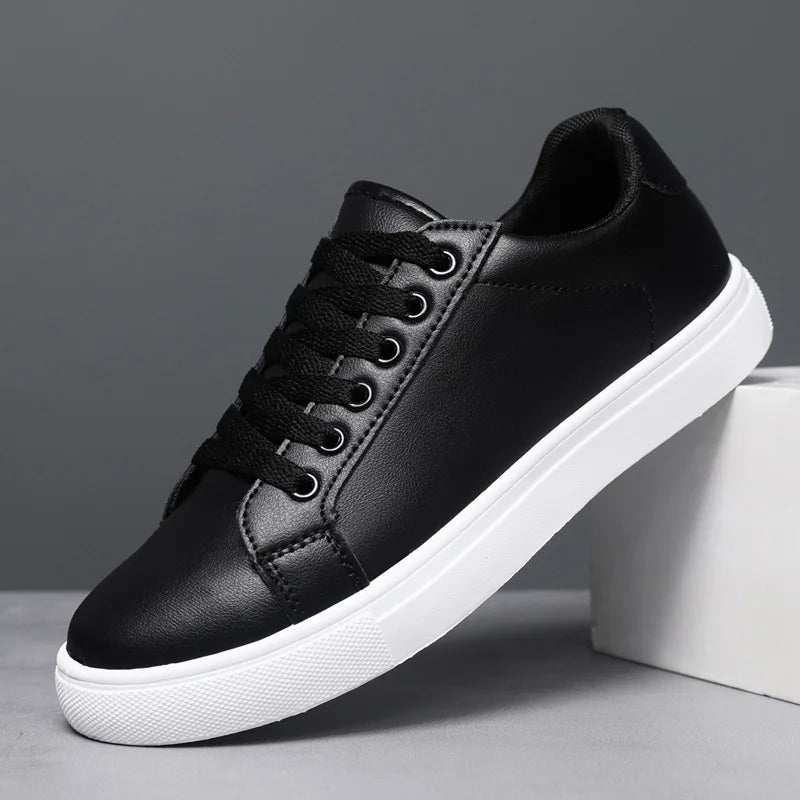 Men's Business Casual Shoes Soft Moccasin Shoes Comfortable Casual Shoes for Men  Solid Black White Men Sneakers New
