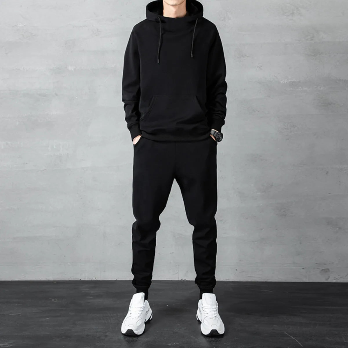 Men‘s Two-piece Autumn and Winter Men's Sports Suit Autumn and Winter Suit Sweatpants Sweater Men's Casual Suit Men's