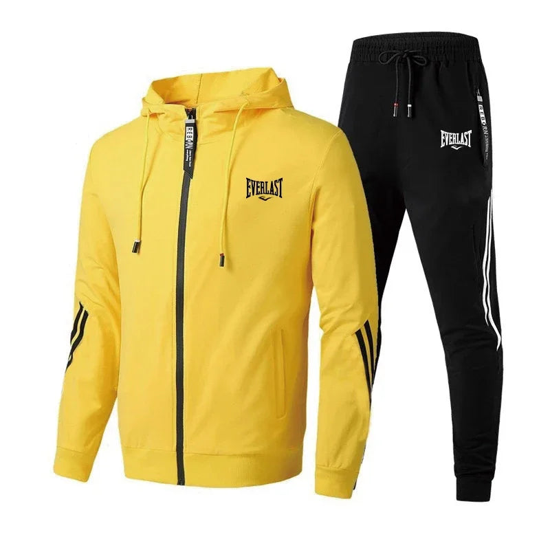 Casual high-quality men's pullover sweaters sweatshirts sportswear long-sleeved sportswear sets and daily fashionable clothing