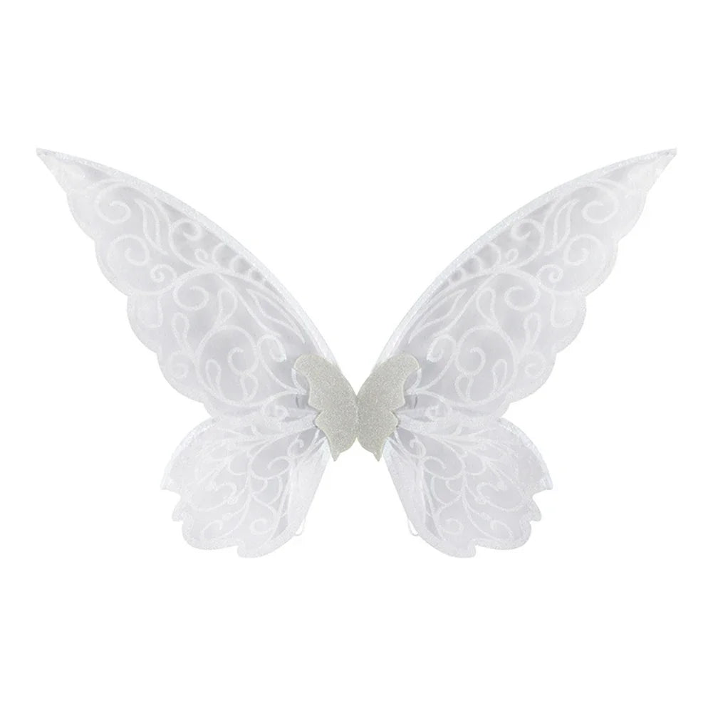 Butterfly Fairy Wings Costume Women Girls Sparkle Princess Angel Wing for Halloween Party Favor Cosplay Costume Dress Up Props