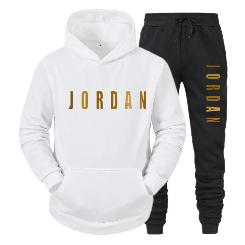 Autumn/Winter Fashion New Hoodie Sportswear Casual Set Long Sleeve Hoodie Men's Loose Daily Outdoor Shopping Clothing