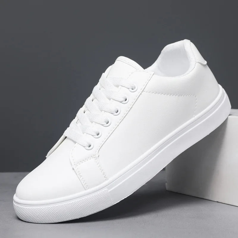 Men's Business Casual Shoes Soft Moccasin Shoes Comfortable Casual Shoes for Men  Solid Black White Men Sneakers New