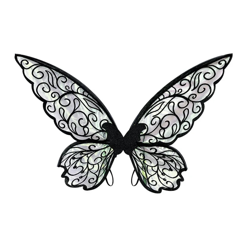 Butterfly Fairy Wings Costume Women Girls Sparkle Princess Angel Wing for Halloween Party Favor Cosplay Costume Dress Up Props