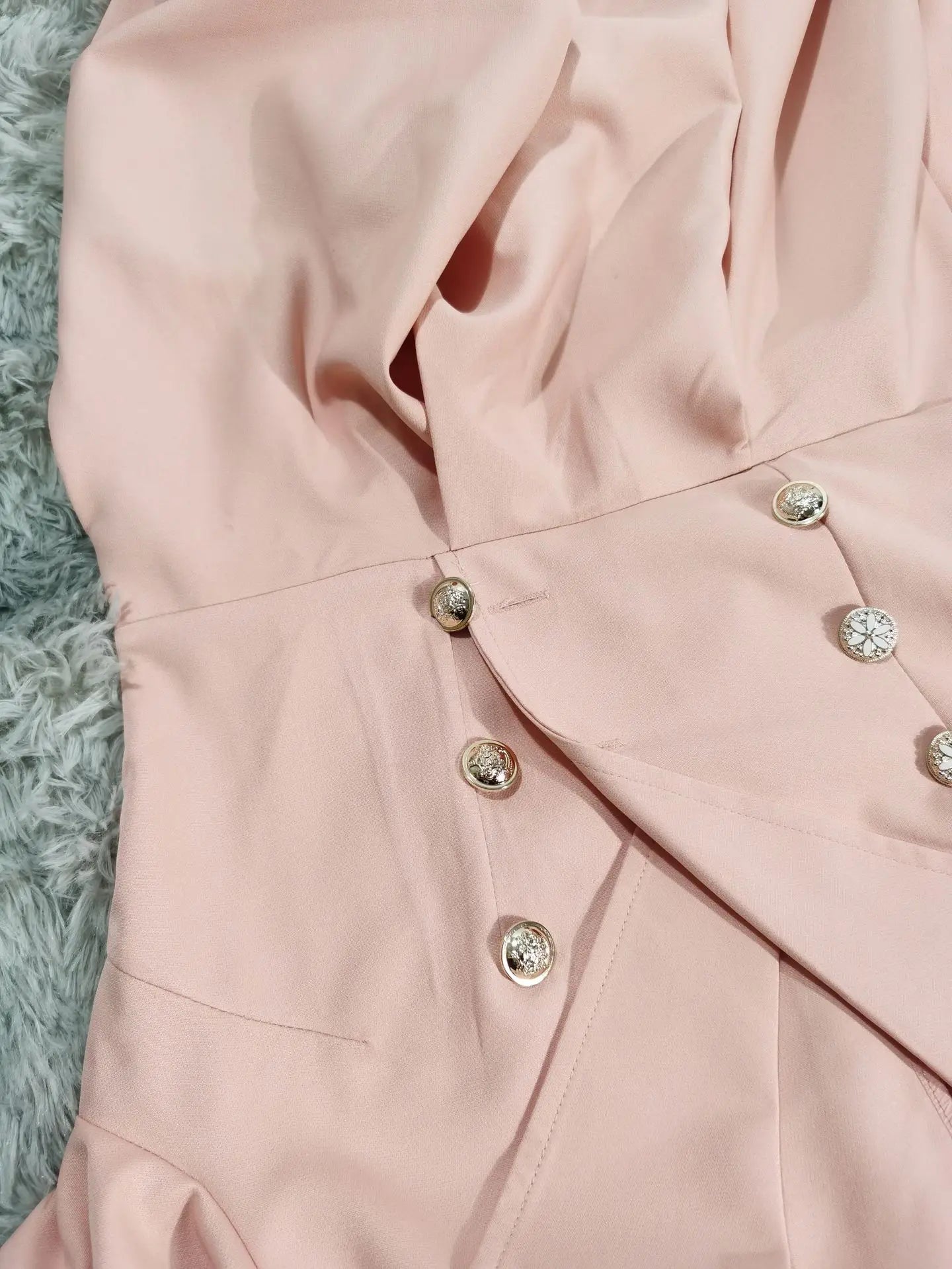 Dress for Women Autumn Fashion Versatile Casual Solid Button Long Lapel Pleated Strap Waistband Pullover Dresses Streetwear