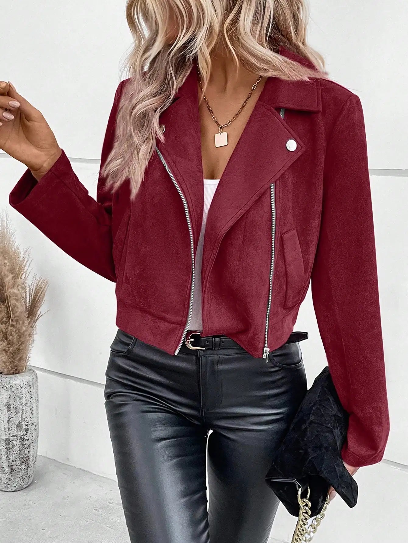 Women Jackets Fashion Autumn Winter Long Sleeve Solid Turn Down Collar Jacket Coat Women Outerwears Chaquetas De Mujer Q603