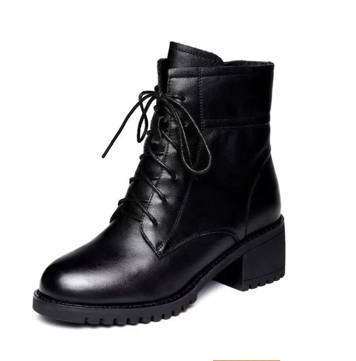 High Quality Ladies Shoes Side Zipper Women's Boots Fashion Cross-tied Modern Boots Women Hot Sale Plus Size Ankle Boots