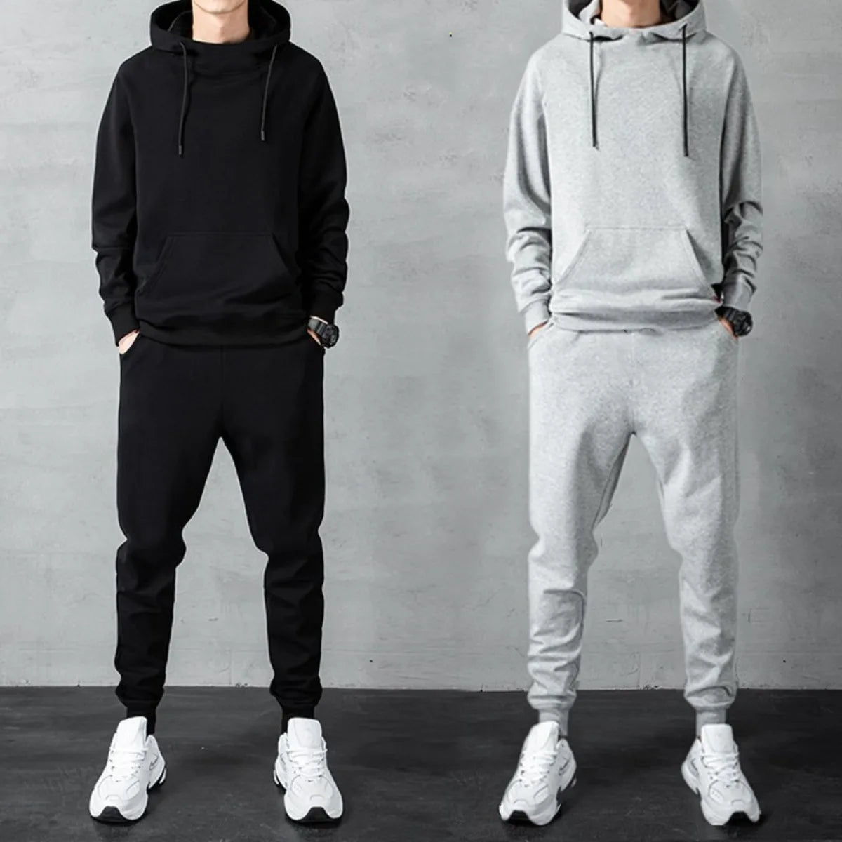 Men‘s Two-piece Autumn and Winter Men's Sports Suit Autumn and Winter Suit Sweatpants Sweater Men's Casual Suit Men's