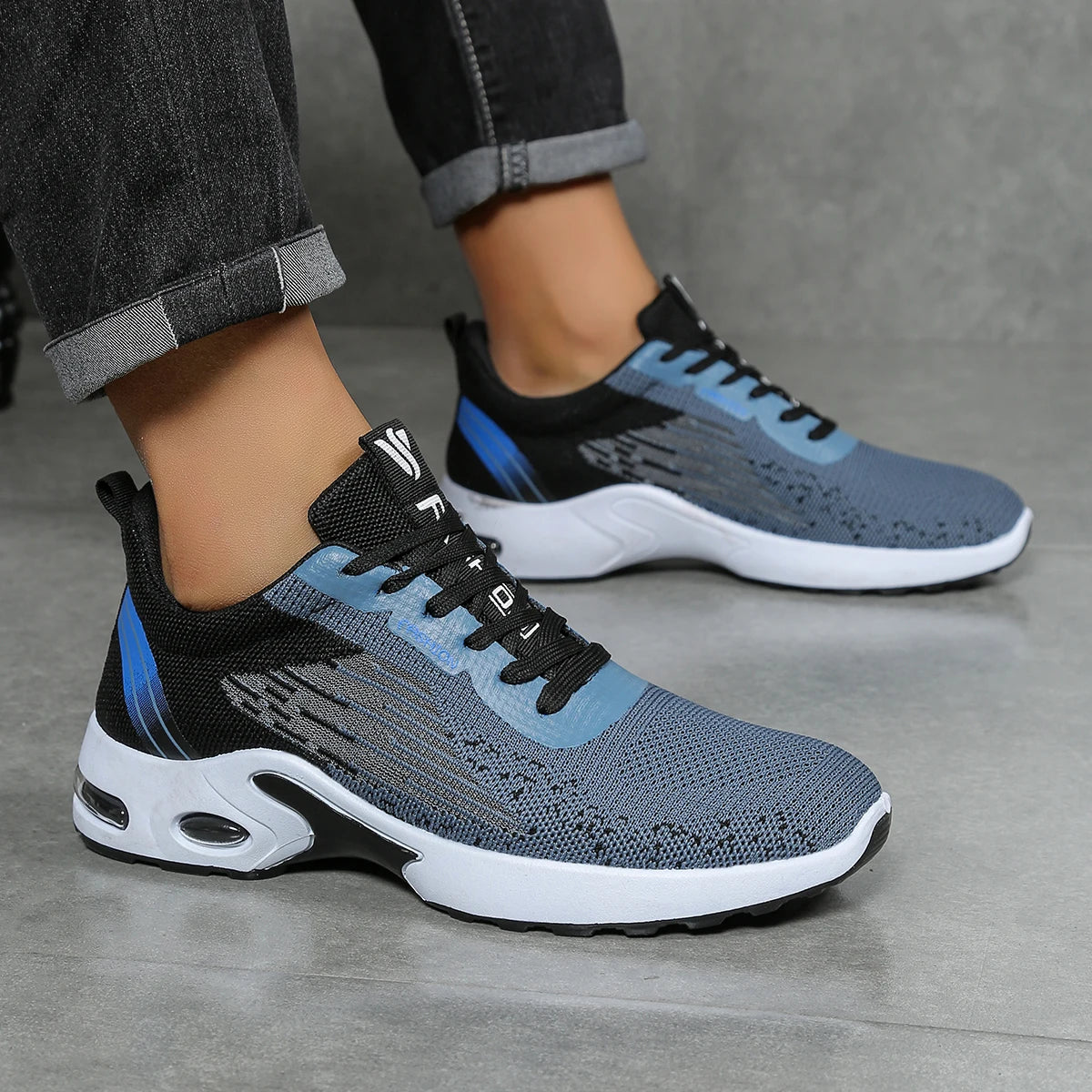 Men's shoes Autumn Men's casual shoes: Fashionable  versatile breathable mesh casual sports shoes Affordable Free shipping