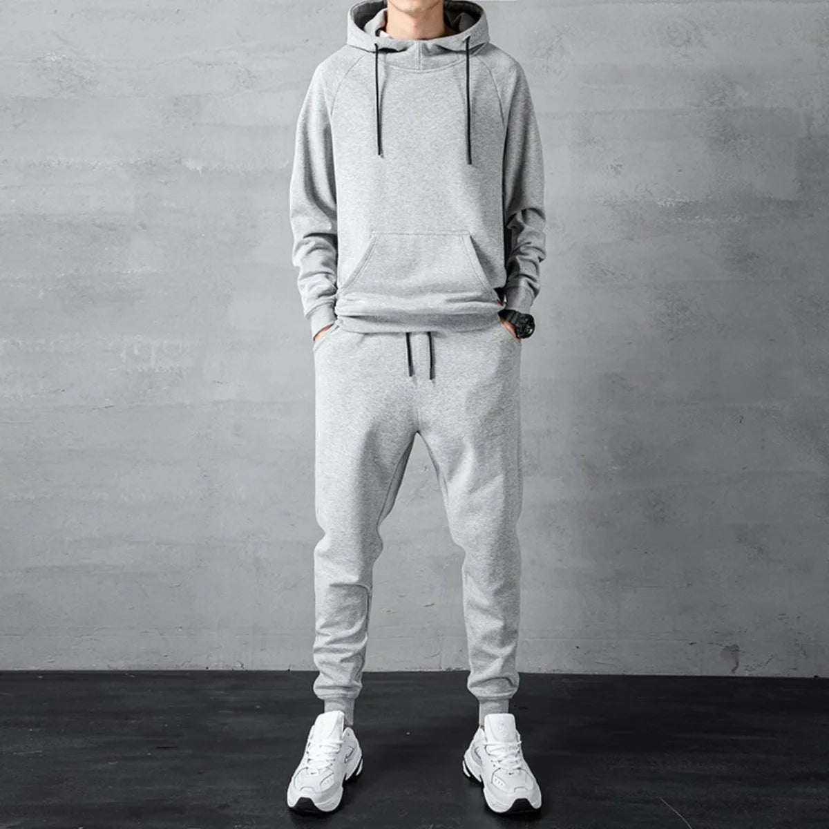Men‘s Two-piece Autumn and Winter Men's Sports Suit Autumn and Winter Suit Sweatpants Sweater Men's Casual Suit Men's