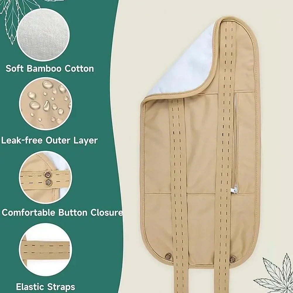 Castor Oil Pack Wrap Reusable Organic Castor Oil Pack Kit with Adjustable Elastic Strap Comfort Neck Waist Castor Oil Pack