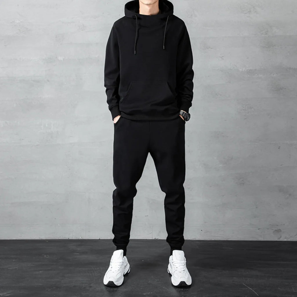 Men‘s Two-piece Autumn and Winter Men's Sports Suit Autumn and Winter Suit Sweatpants Sweater Men's Casual Suit Men's