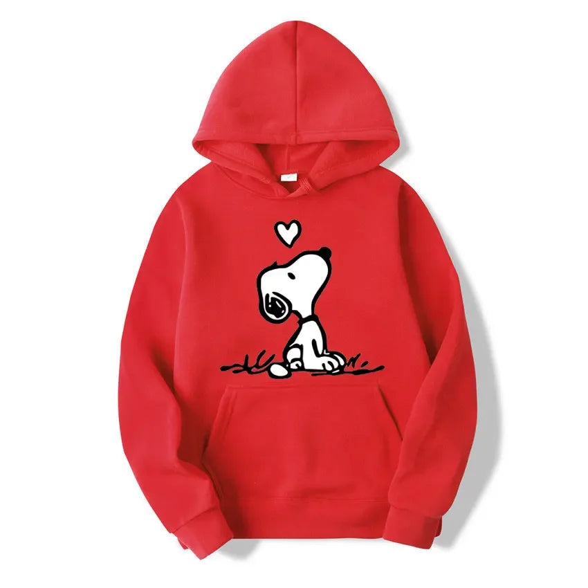 American Cartoon Comics Snoopy Hoodie Women Man Pullover Tops Spring Autumn Men  2025 New Casual Couple Sweatshirt Clothing