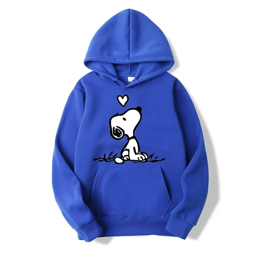 American Cartoon Comics Snoopy Hoodie Women Man Pullover Tops Spring Autumn Men  2025 New Casual Couple Sweatshirt Clothing