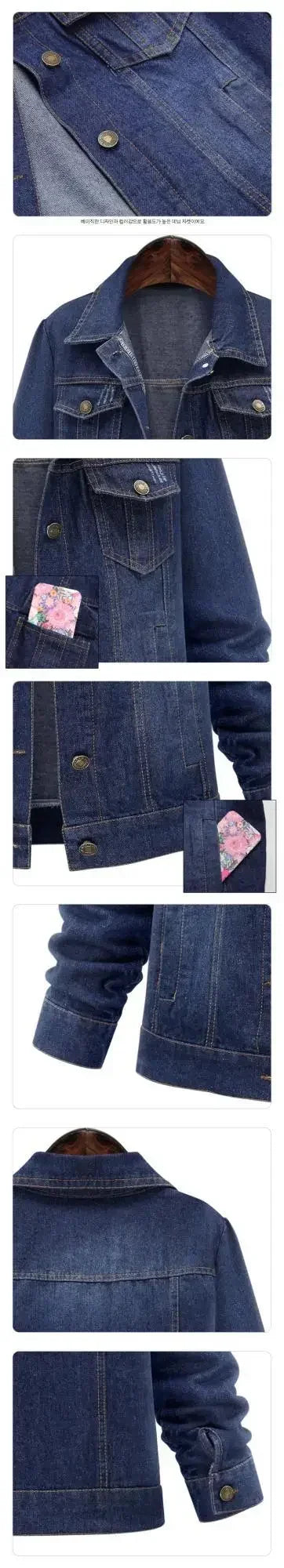 Women Denim Coat Single Breasted Button Solid Color Jackets Turn Down Collar Pockets Streetwear Autumn High Street Casual